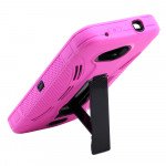 Wholesale Kyocera Hydro Wave C6740 Armor Hybrid Stand Case (Hot Pink)